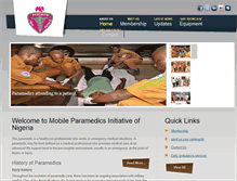 Tablet Screenshot of mobileparamedicsng.com